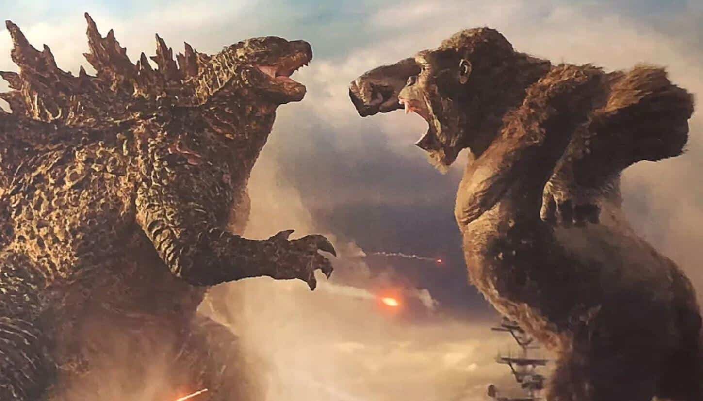 In a still from the film Godzilla vs. Kong