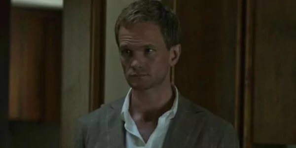 Neil Patrick Harris as Desi Collings, Amy’s wealthy ex-boyfriend in a still from Gone Girl 2014 movie