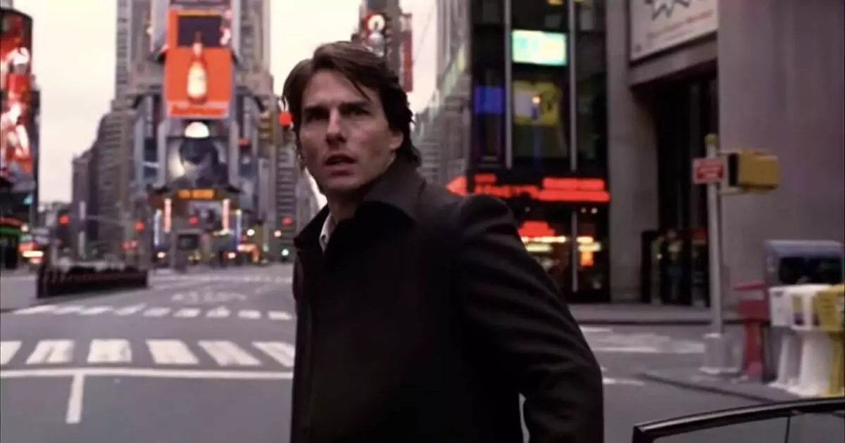 Tom Cruise In a still from Vanilla Sky Film(2001)