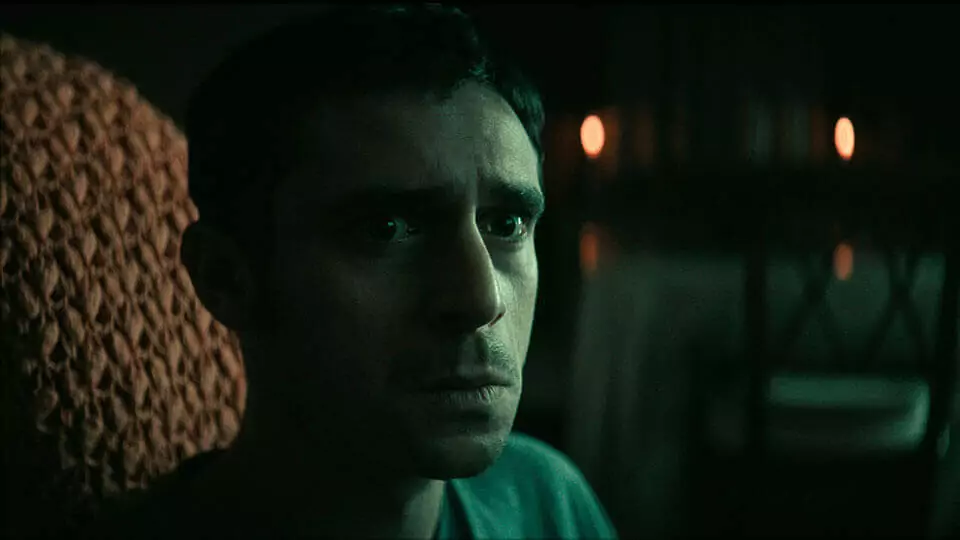 Dave Davis in a still from The Vigil