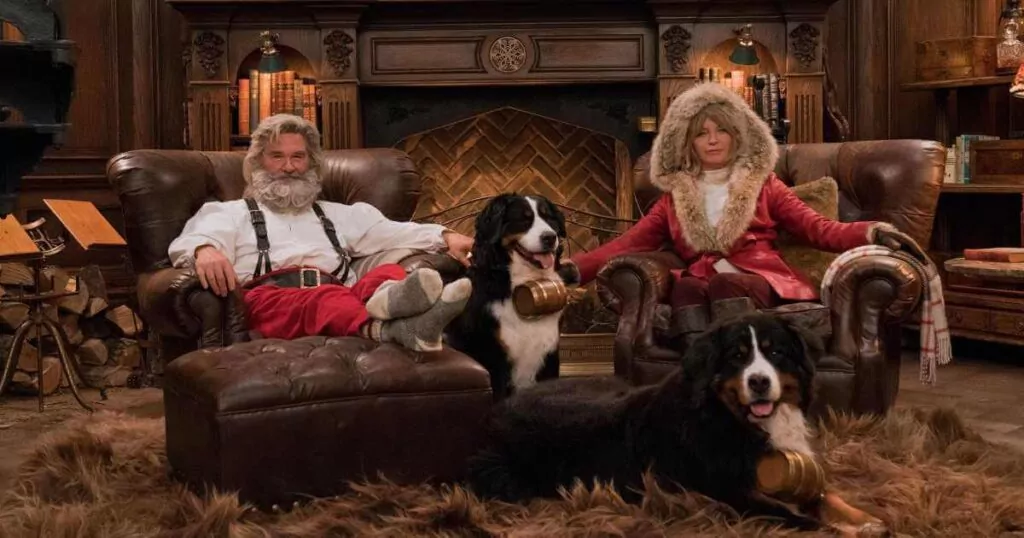 In a still from The Christmas Chronicles 2 