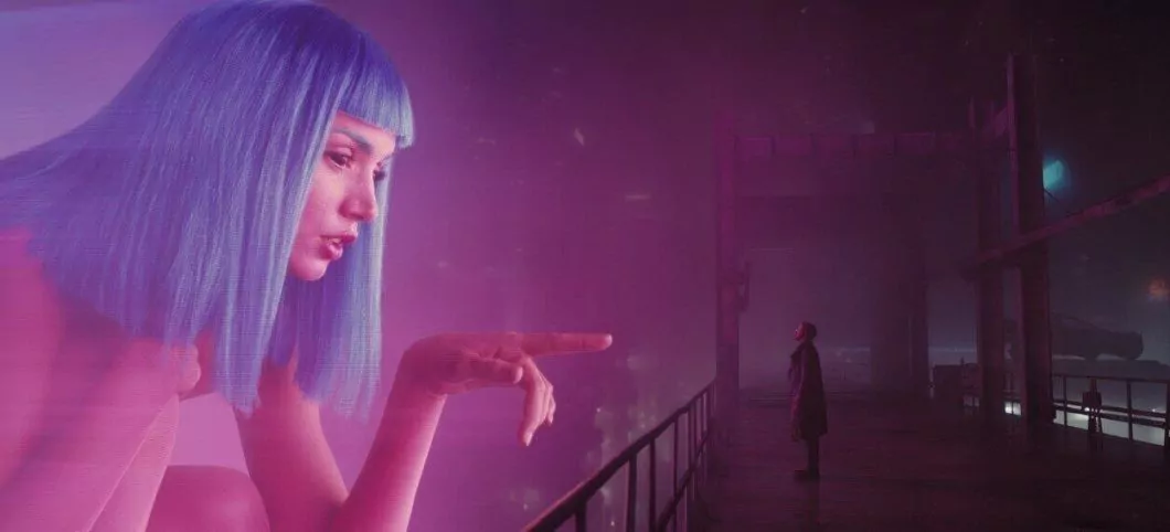 In a still from the film Blade Runner 2049