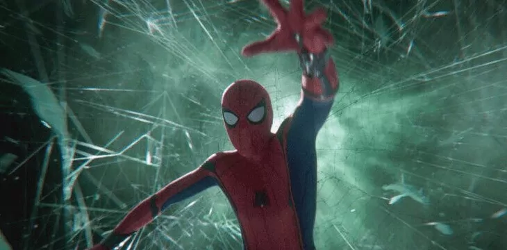 In a still from Spider-Man: Far from Home Movie