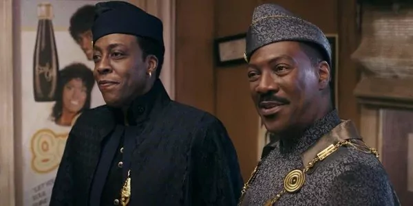 In a still from Coming 2 America movie