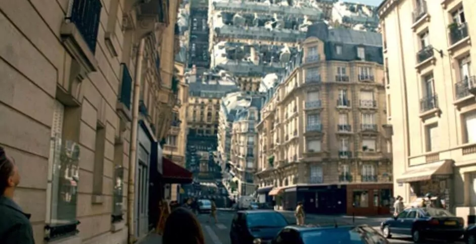 In a still from Inception