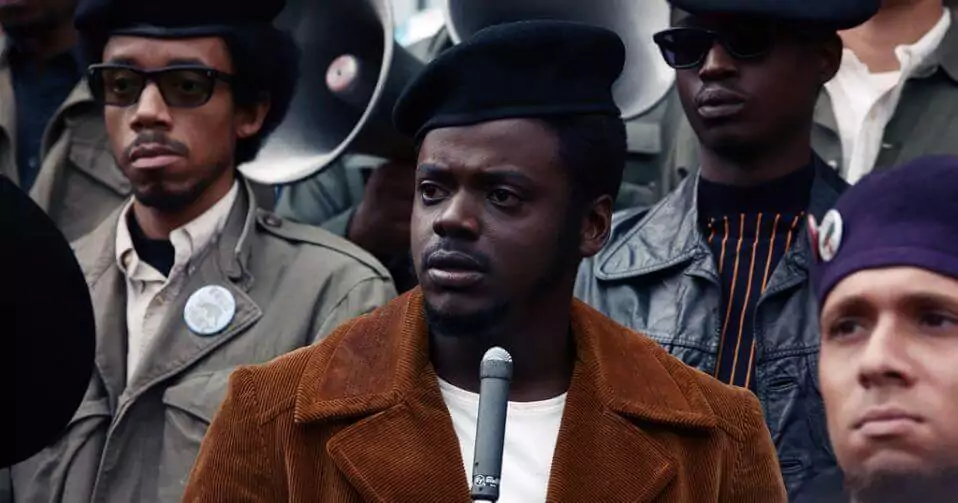 In a still from the film Judas and the Black Messiah