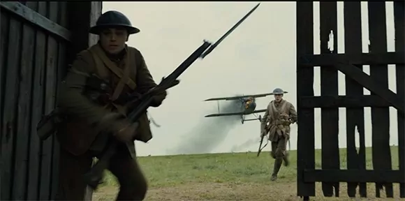 In a still from 1917 Movie