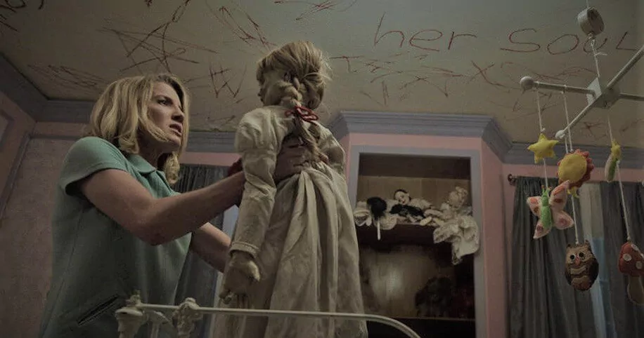 In a still from Annabelle