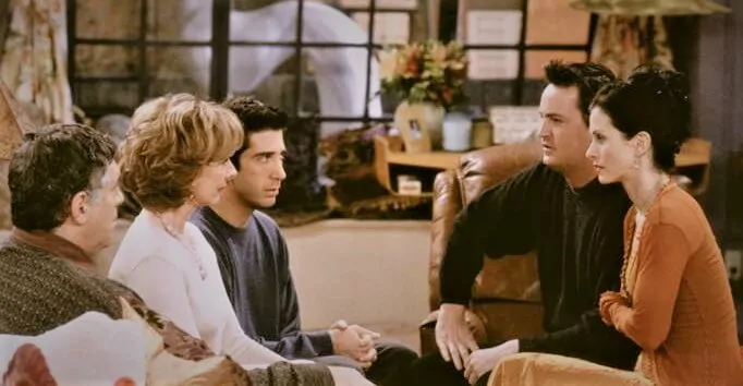 In a still from Friends Series