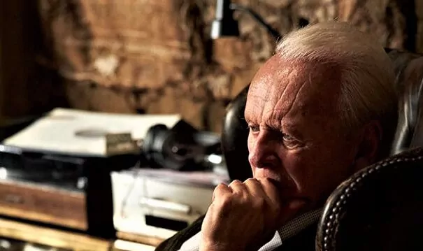 Anthony Hopkins in a still from The Father