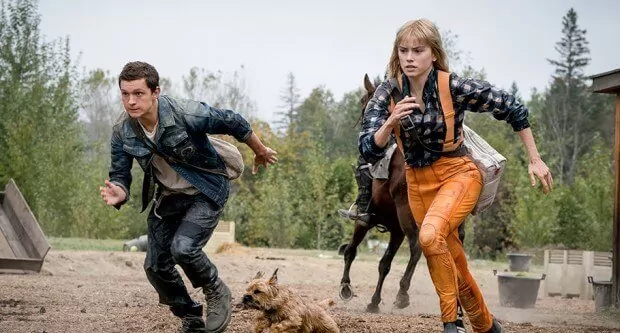 In a still from Chaos Walking Movie