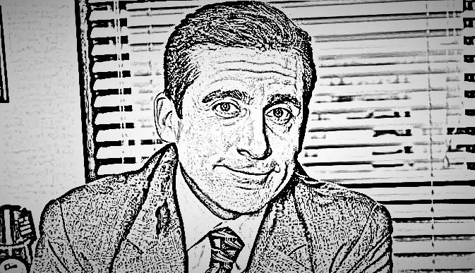 The Office's Michael Scott Sketch Image