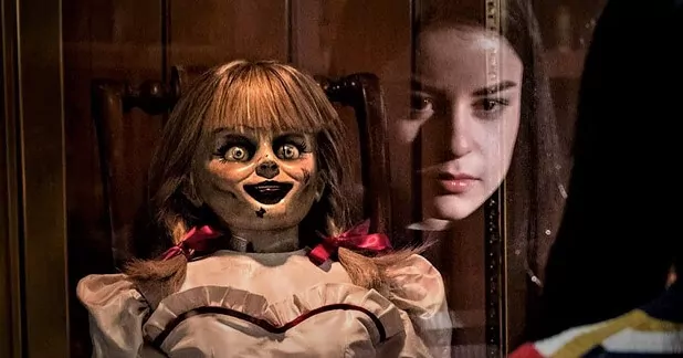 In a still from Annabelle Comes Home