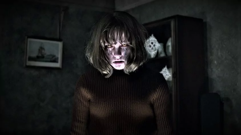 In a still from The Conjuring 2