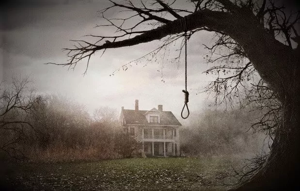 In a still from The Conjuring