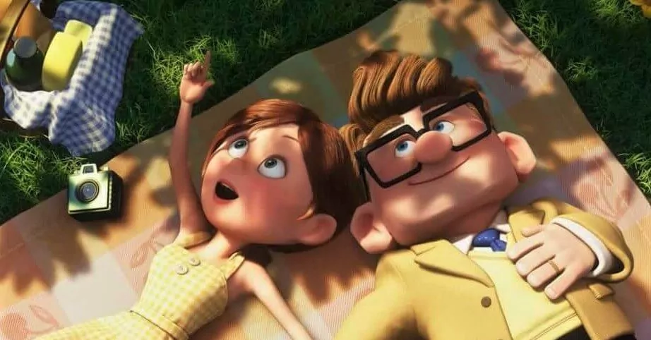 In a still from Up