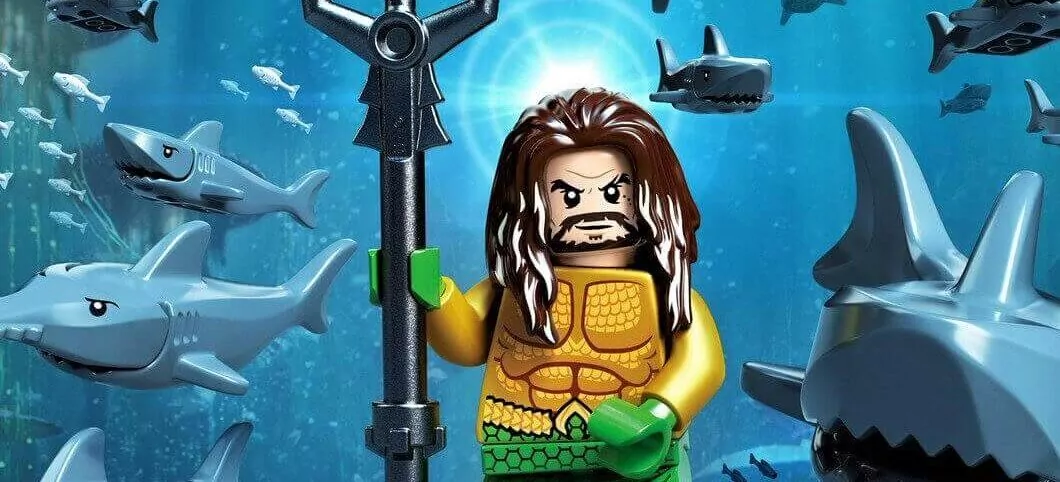 Jason Momoa in a still from The Lego Movie 2