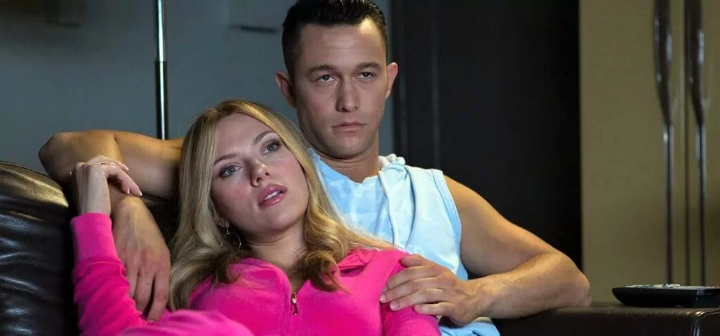 Scarlett Johansson in a still from Don Jon