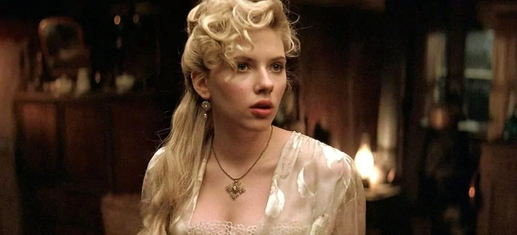 Scarlett Johansson in a still from The Prestige