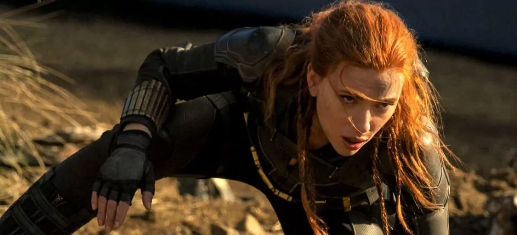 Black Widow in Black Widow movie 